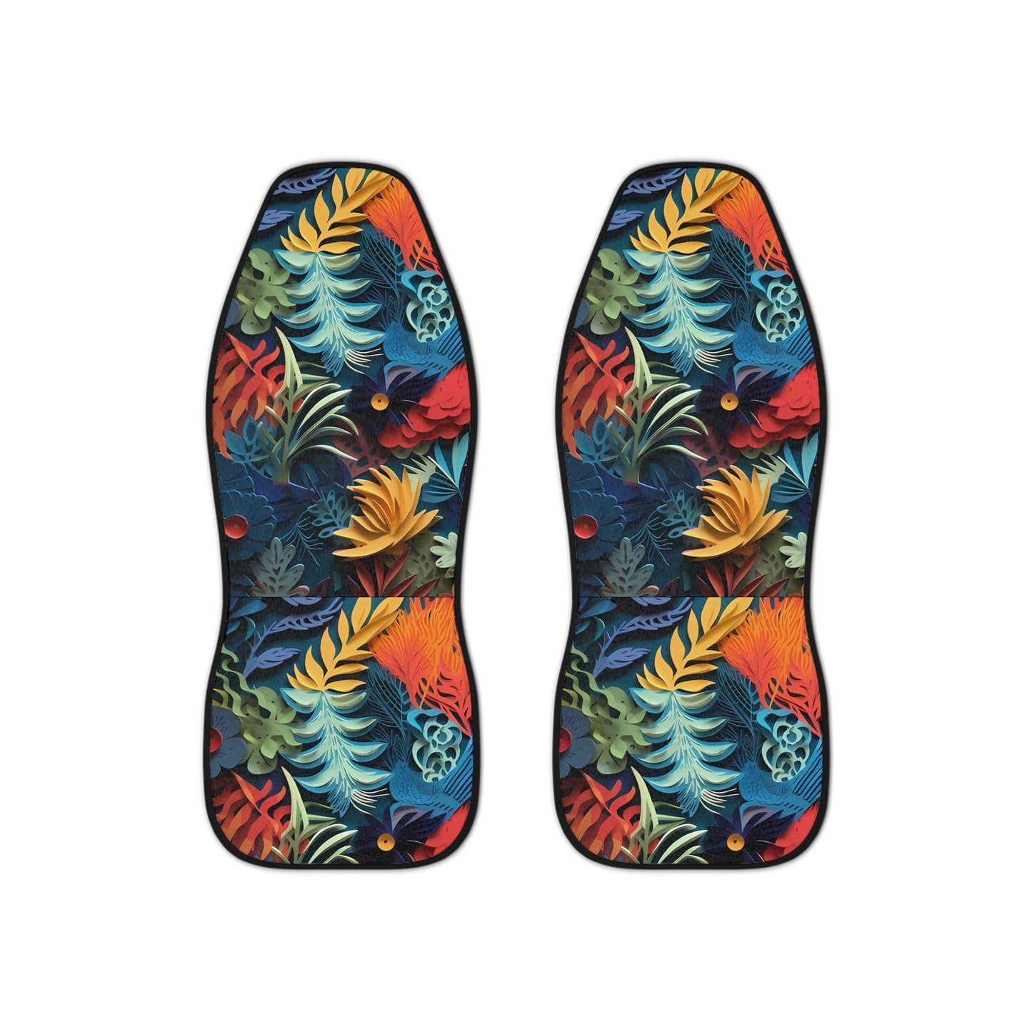 Car Seat Covers with a flora  twist Protect your seats with a stylish design made with Ai graphics