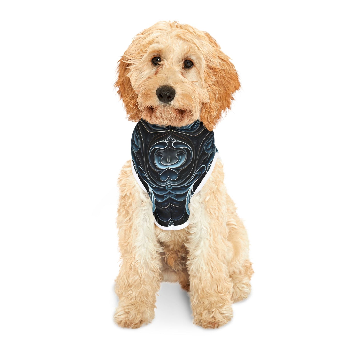 Pet hoodies printed with Ai graphics, polyester made light weight, cozy breathable pet apparel, stylish pet clothing, small pet grooming