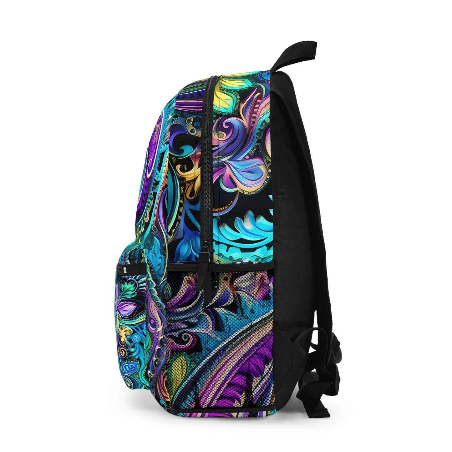 Shoulder bag Backpack for cat lovers Ai graphic inspired imagery black back pack back to school vibe