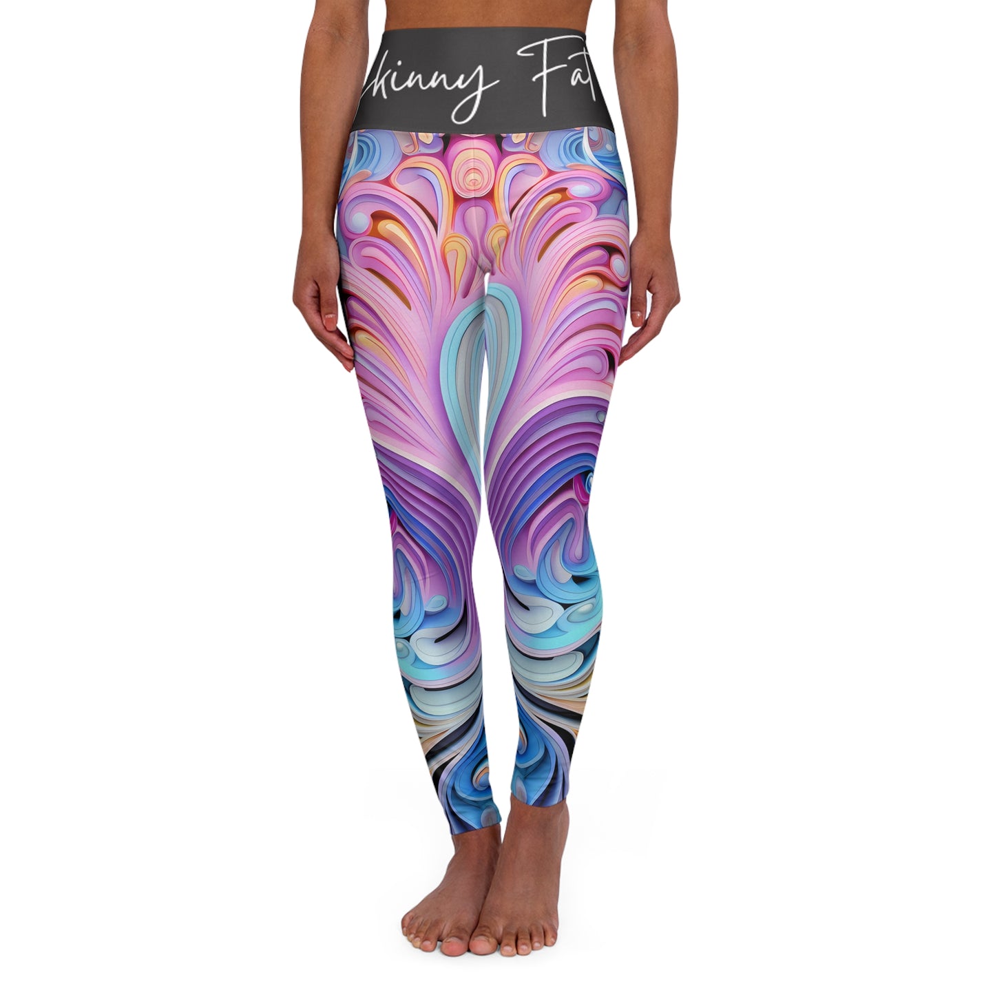 High Waisted Yoga Leggings (AOP)