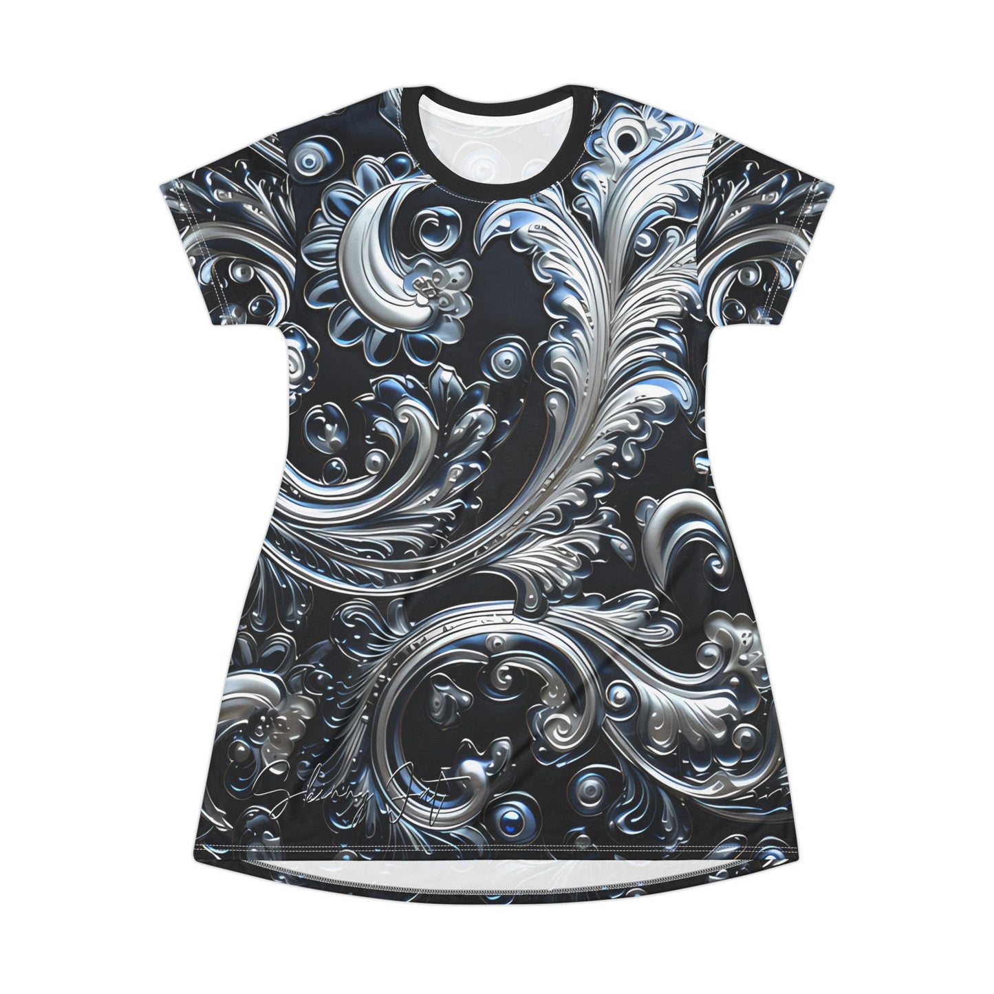 Dress T pjamas comfortable breathable paisley regal design leisure wear Spring T love of butterflies spring Feminine wear casual womens wear