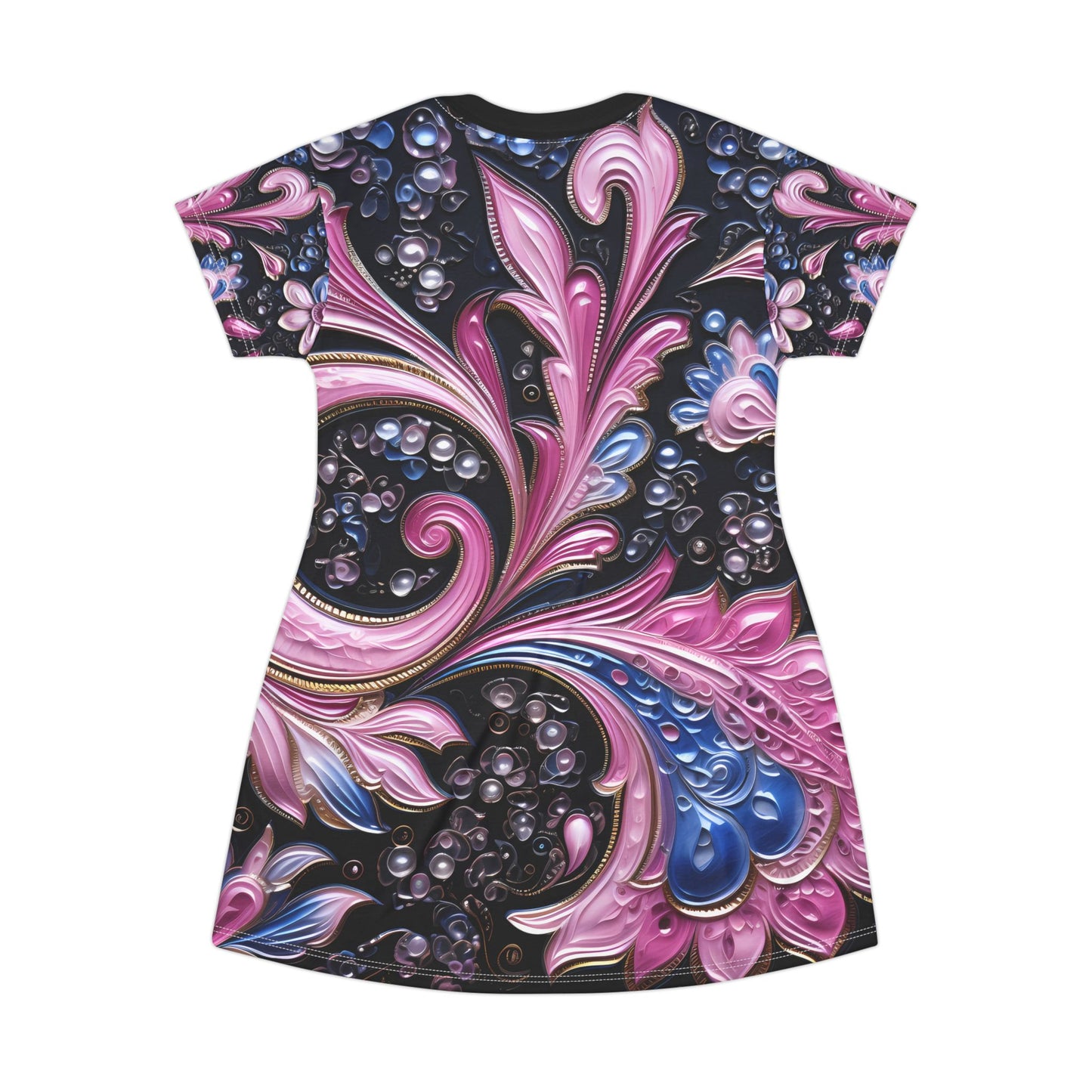 Dress T gift of comfortable breathable flower design leisure wear Spring T love of paisleys spring Feminine wear casual women's wear