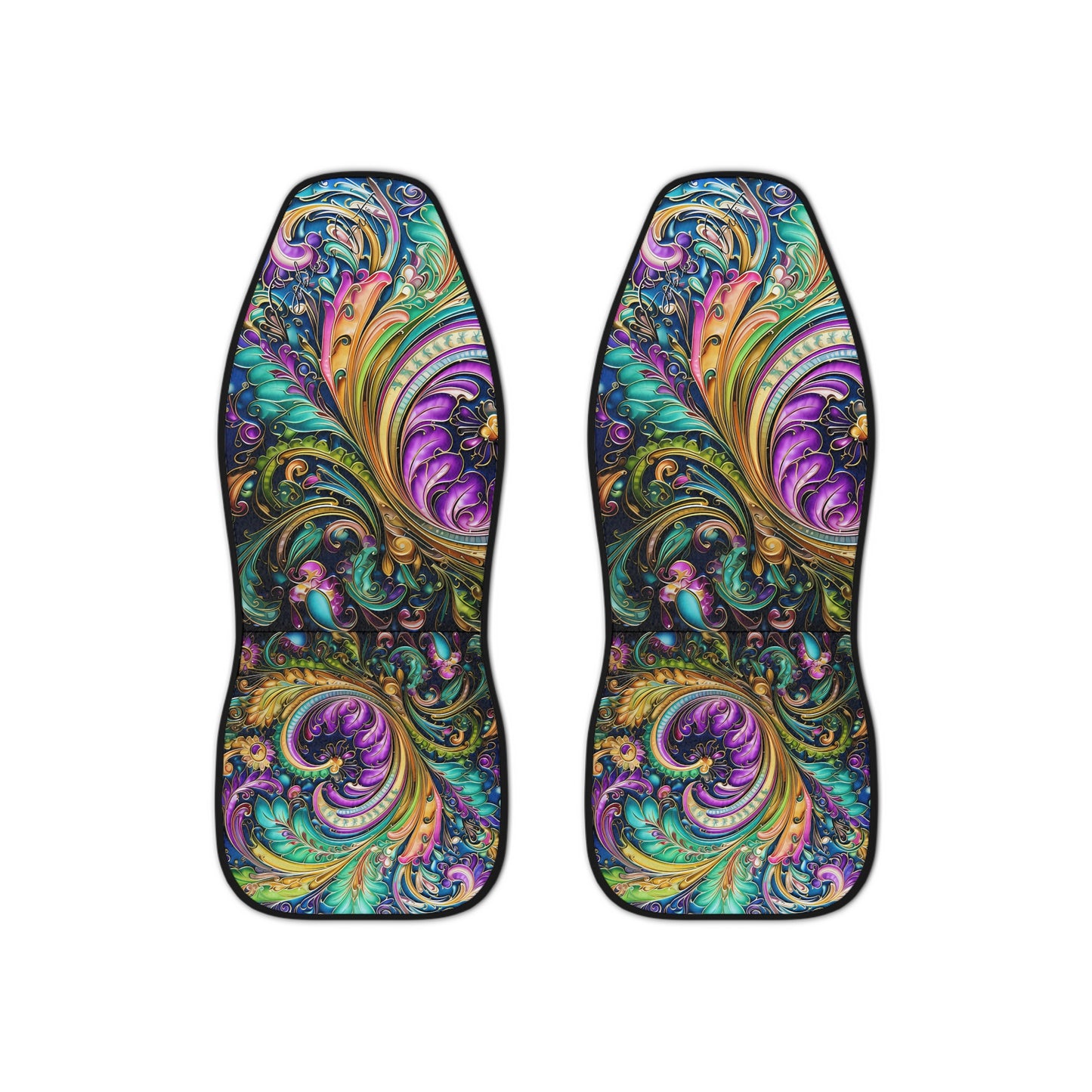 Car Seat Covers with a regal paisley twist Protect your seats with a stylish design made with Ai graphics