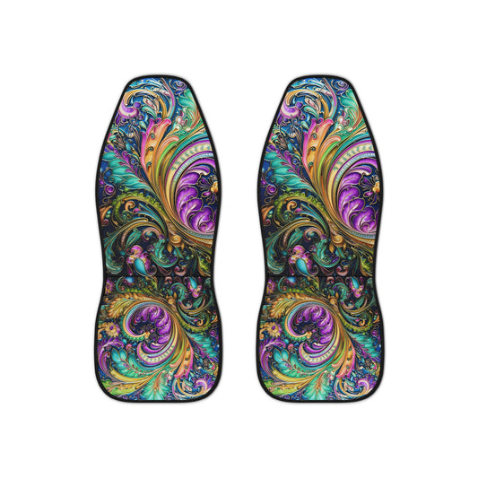 Car Seat Covers with a regal paisley twist Protect your seats with a stylish design made with Ai graphics