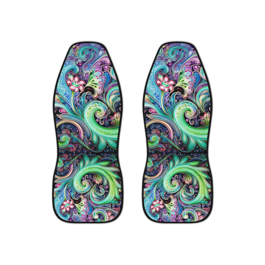 Car Seat Covers with a regal paisley twist Protect your seats with a stylish design made with Ai graphics