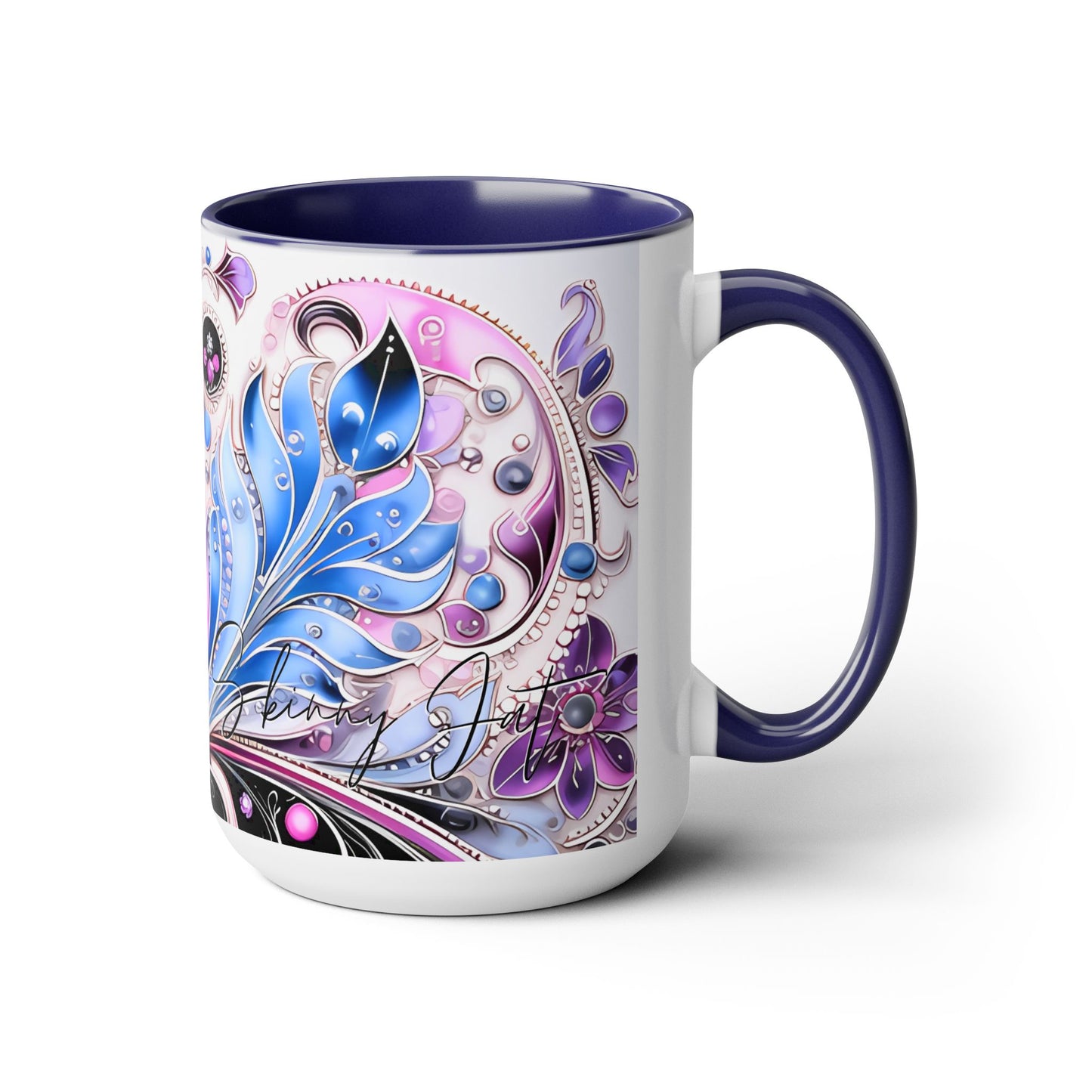 Ceramic coffee mug Ai image printed Hot beverage casual soup cup keeps the pride of Caffine alive with a morning cup of coffee Ai style 15oz