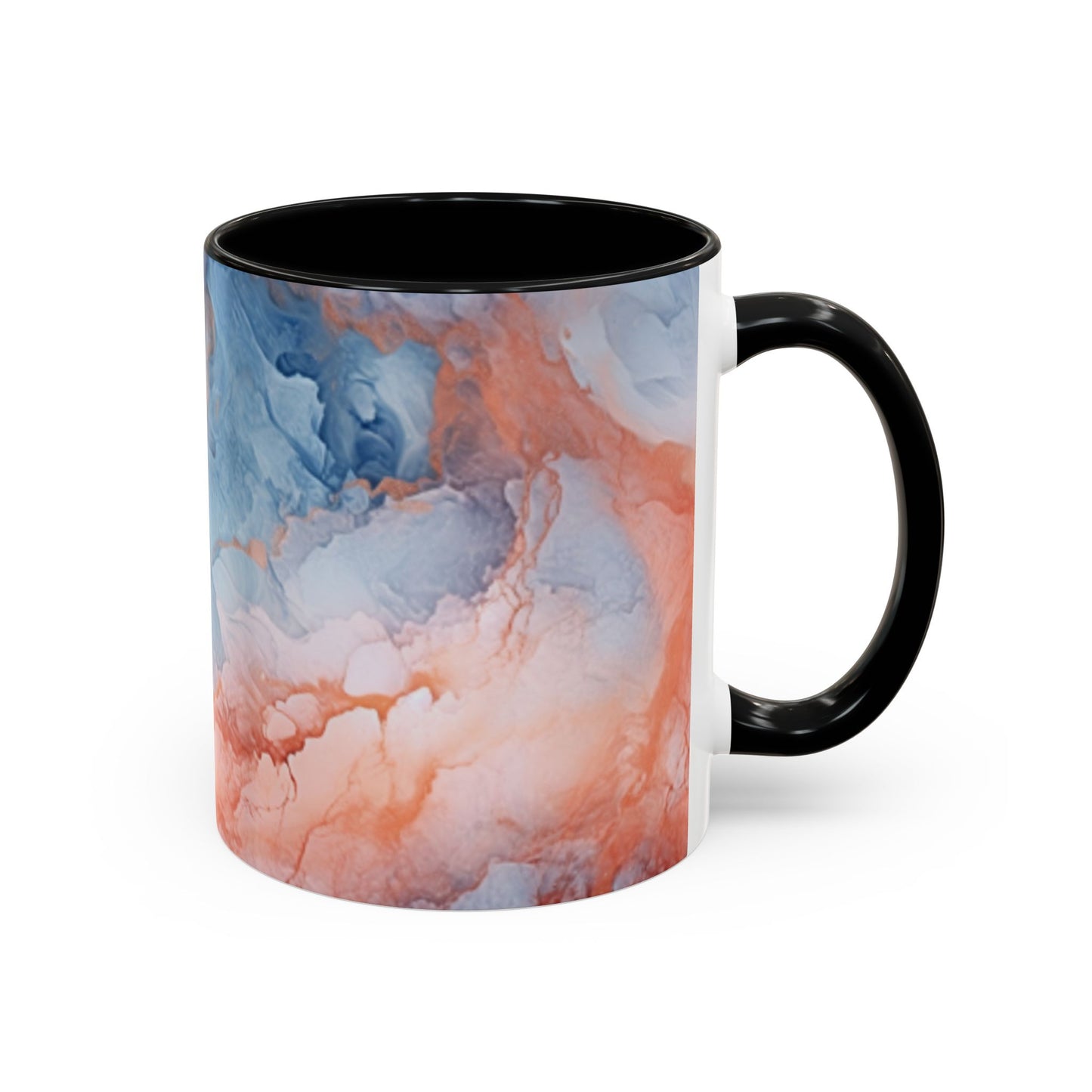 Marble print coffee mug Ai image Hot beverage casual soup cup keeps the pride of Caffine alive with a morning cup of coffee Ai style 11oz