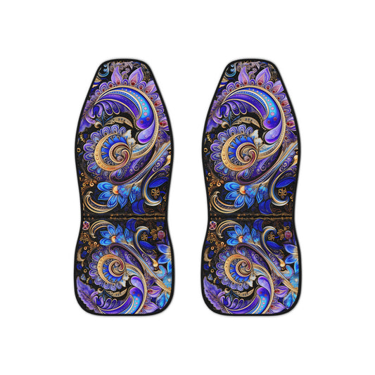 Car Seat Covers with a regal paisley twist Protect your seats with a stylish design made with Ai graphics