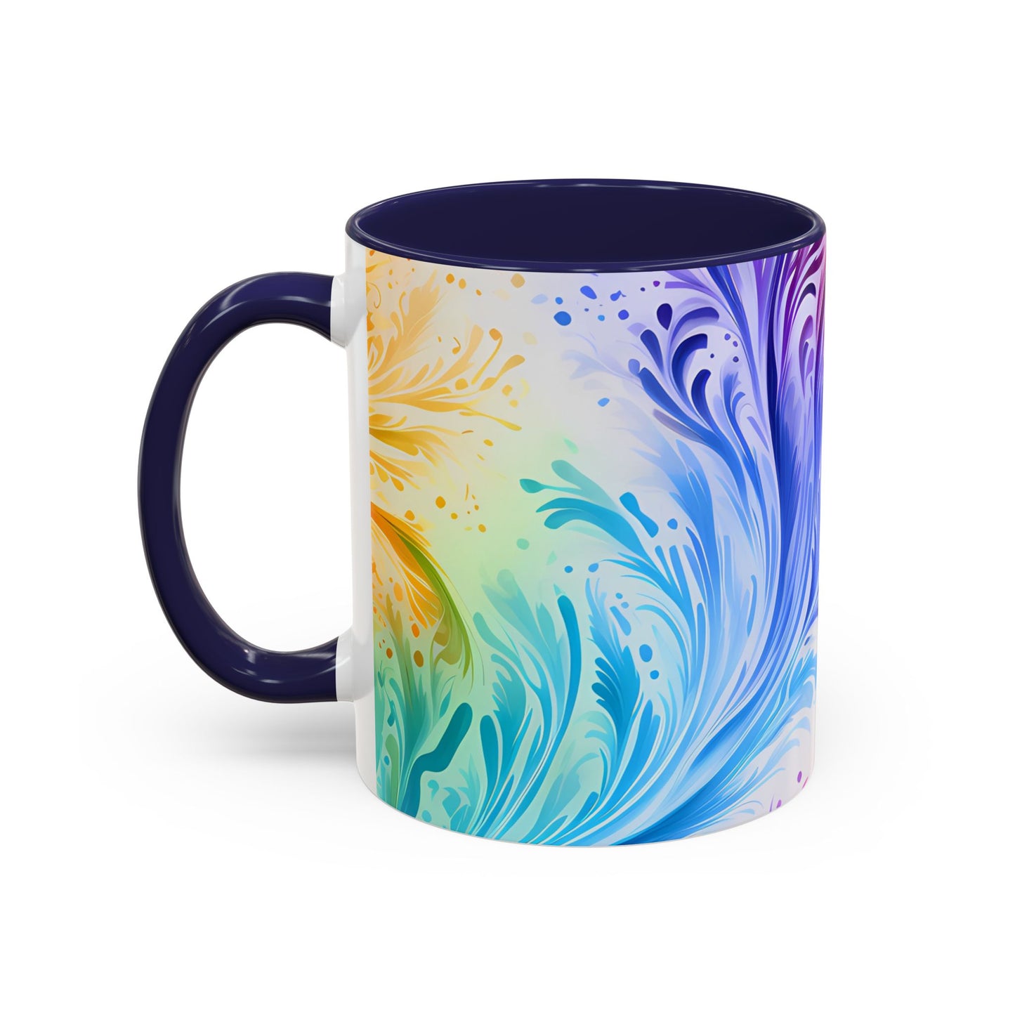 Ceramic coffee mug Ai image printed Hot beverage casual soup cup keeps the pride of Caffine alive with a morning cup of coffee Ai style 11oz