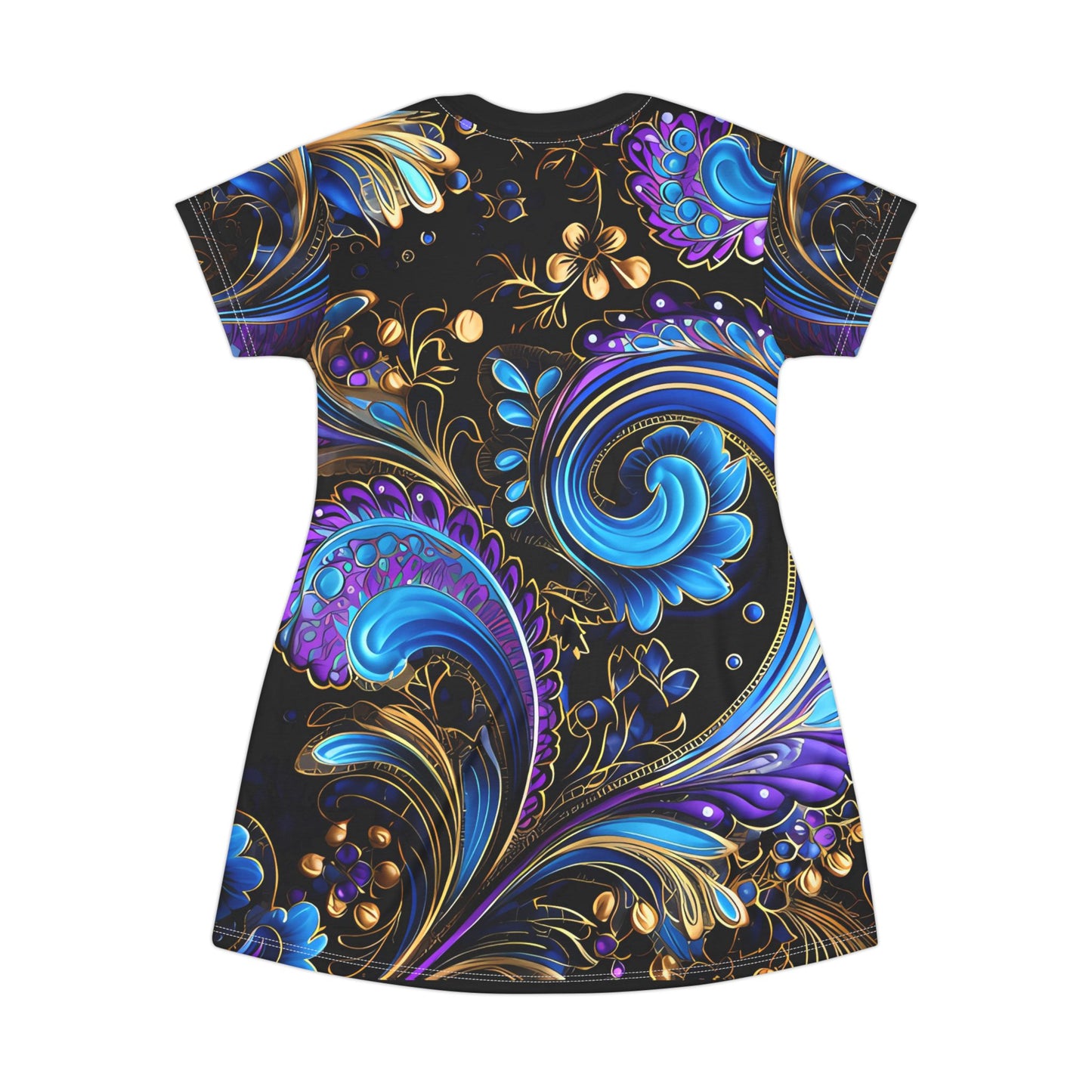 Spring dress T comfortable breathable paisley regal design leisure wear Spring T love of butterflies spring Feminine wear casual womens wear