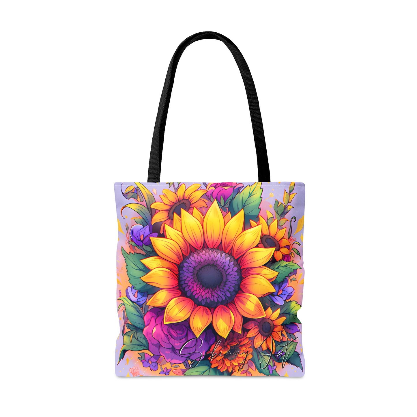 Tote bag for the flower artist lover oil painting inspired Water colour inspired design abstract art tote bag painting tote creative fashion