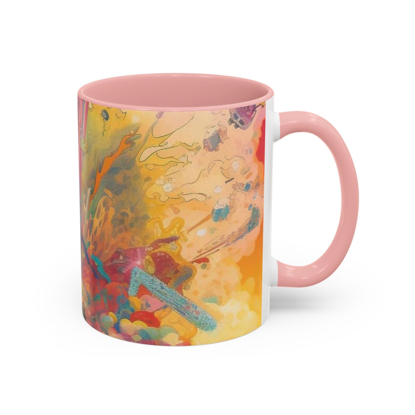 Ceramic coffee mug Ai image printed Hot beverage casual soup cup keeps the pride of Caffine alive with a morning cup of coffee Ai style 11oz