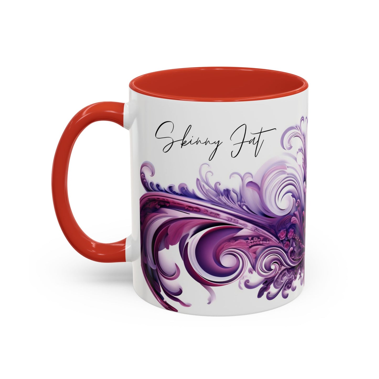 Coffee mug Paisley print ceramic Hot beverage casual soup cup keep the caffeine life alive with a morning drink of coffee regal style 11oz