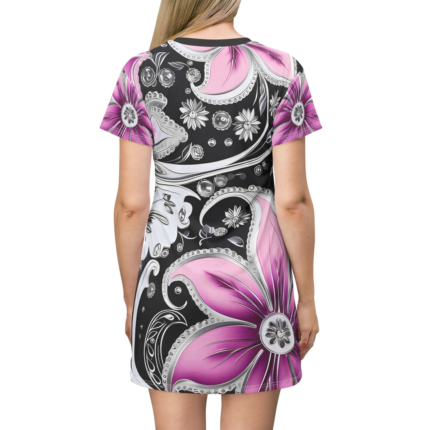 Dress T comfortable breathable paisley regal design leisure wear Spring T love of butterflies spring Feminine wear casual womens wear