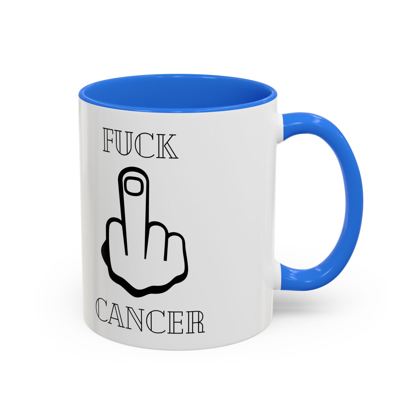 Colorful Mugs, 11oz, cancer cup, down with cancer