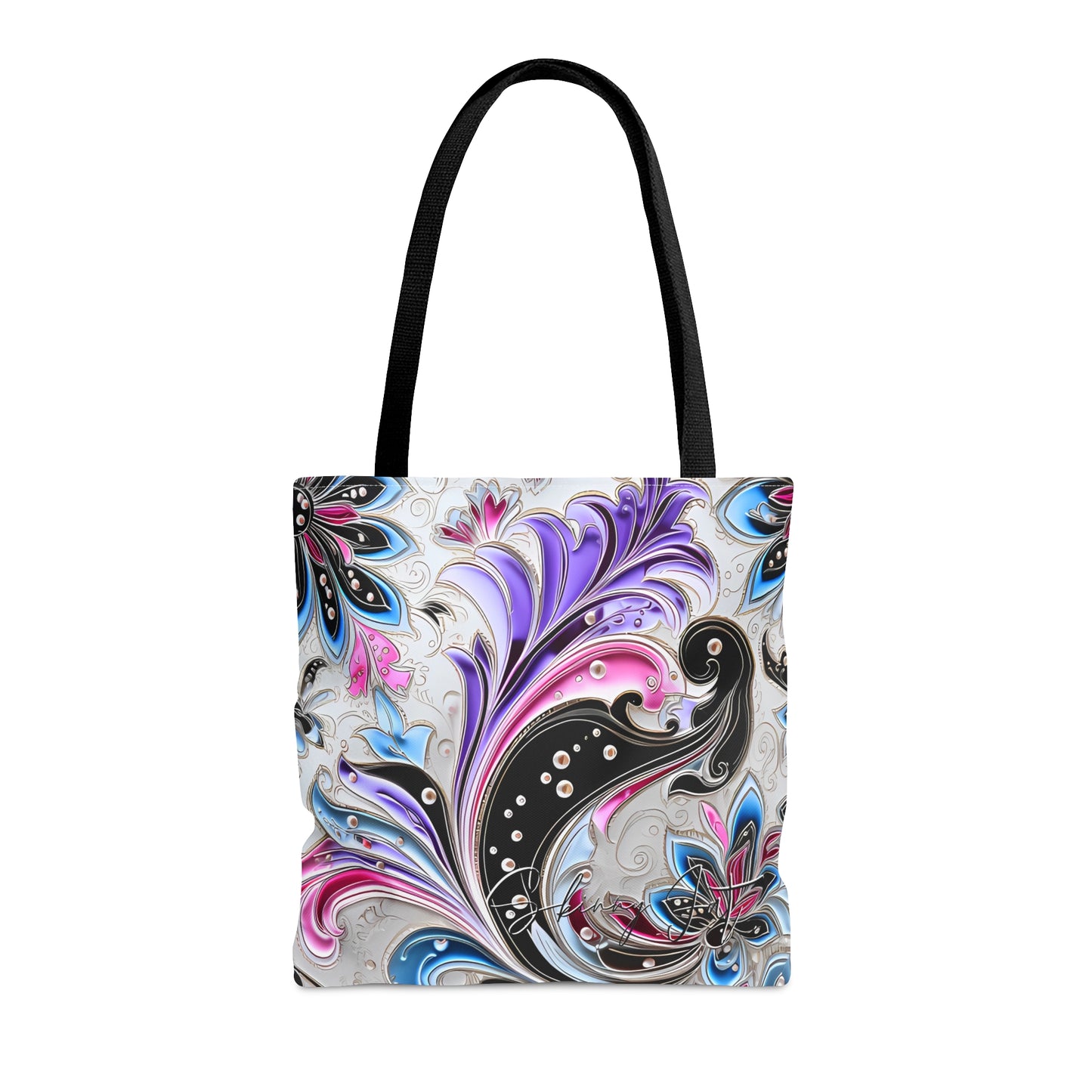 Floral tote bag ai graphic inspired snack pack tote stylish tote bag for travel cool shopping bag casual carrying tote