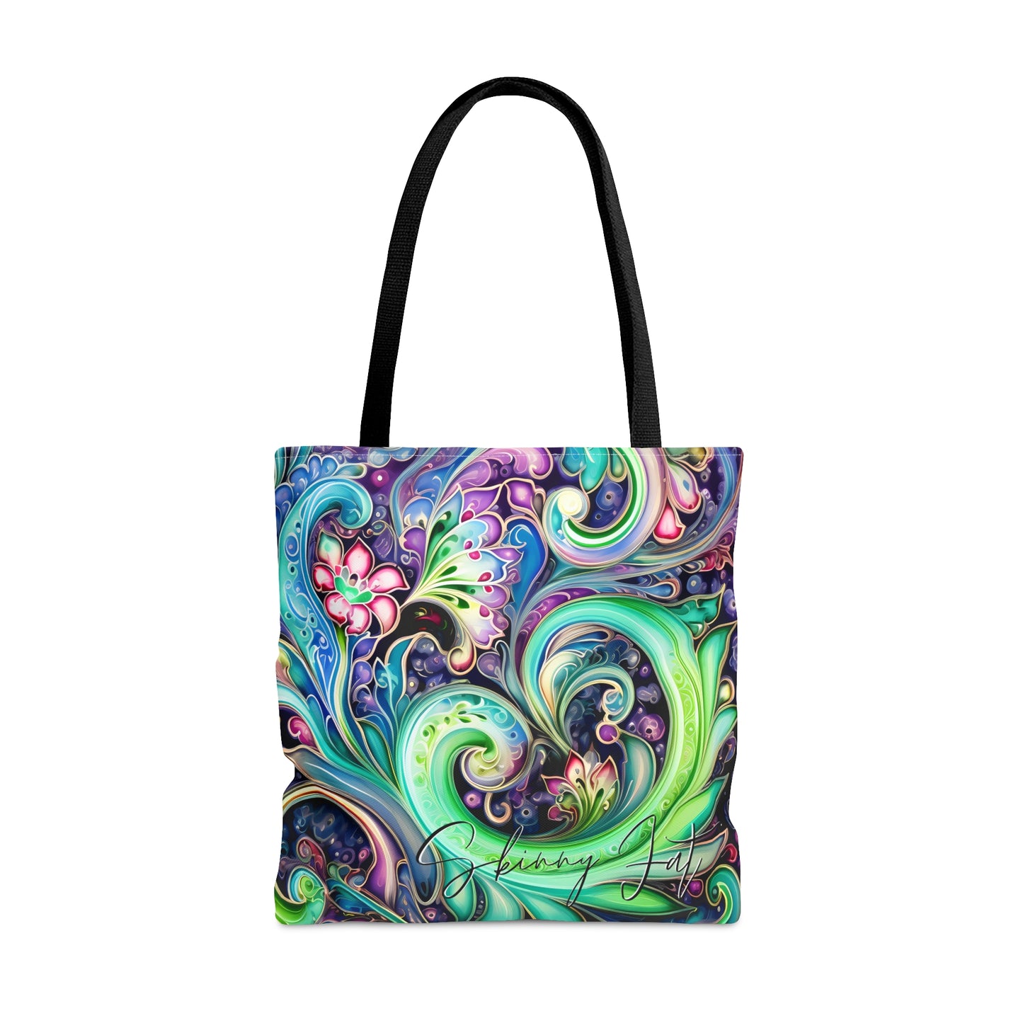 Tote bag for the flower artist lover oil painting inspired Water colour inspired design abstract art tote bag painting tote creative fashion