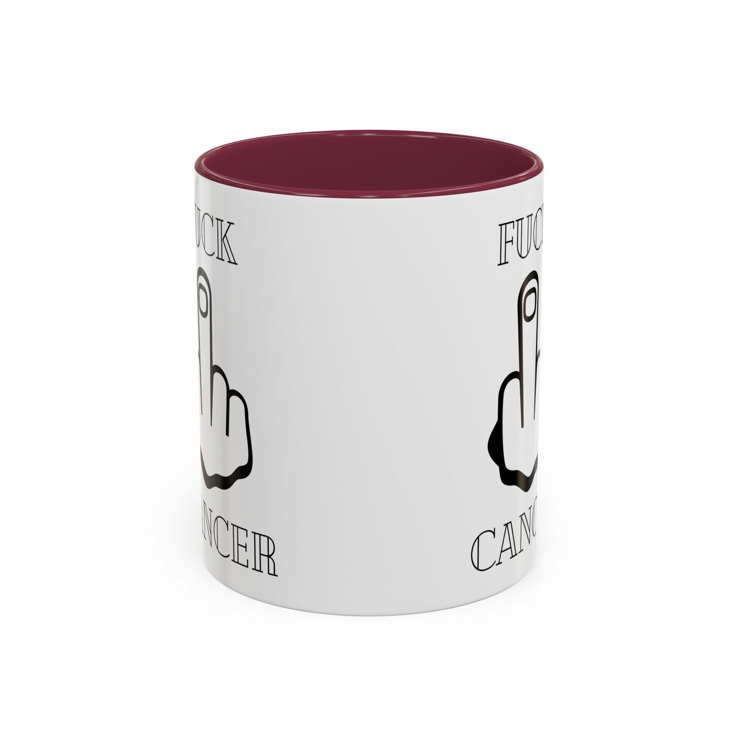 Colorful Mugs, 11oz, cancer cup, down with cancer