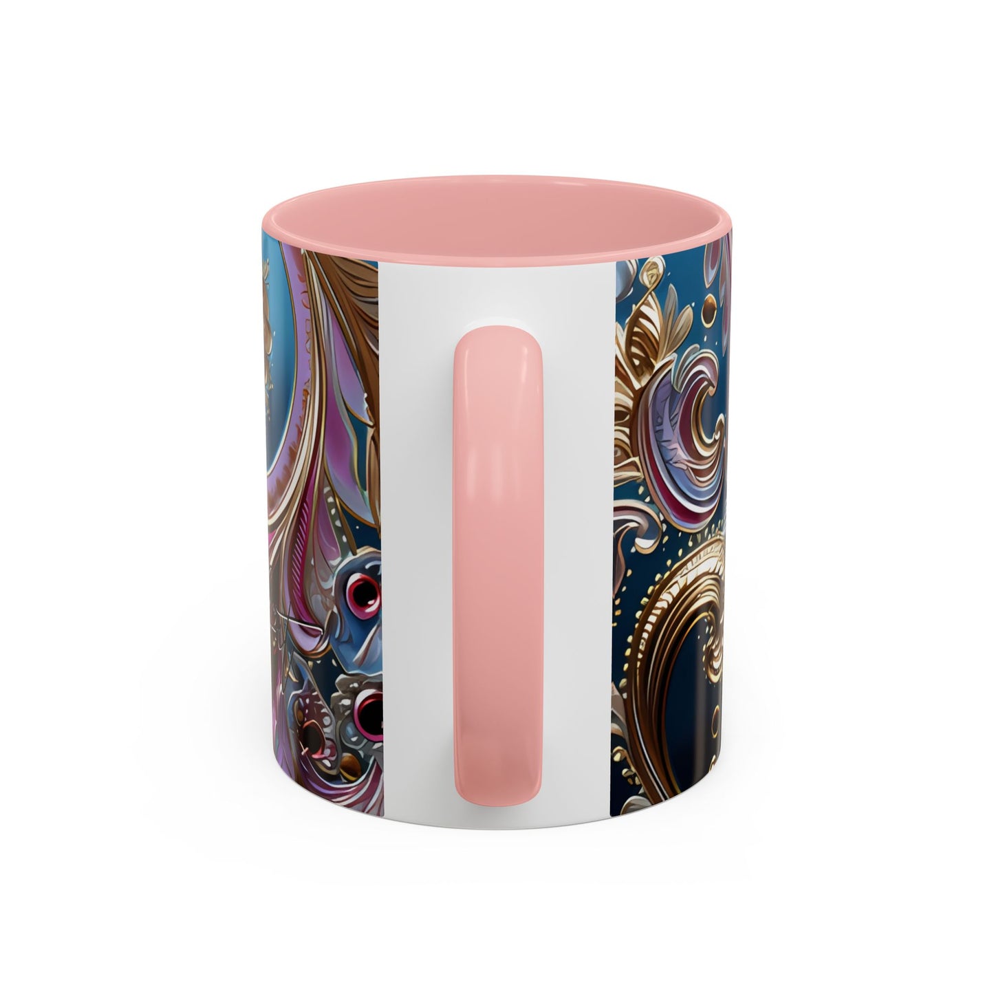 Ceramic coffee mug Ai image printed Hot beverage casual soup cup keeps the pride of Caffine alive with a morning cup of coffee Ai style 11oz