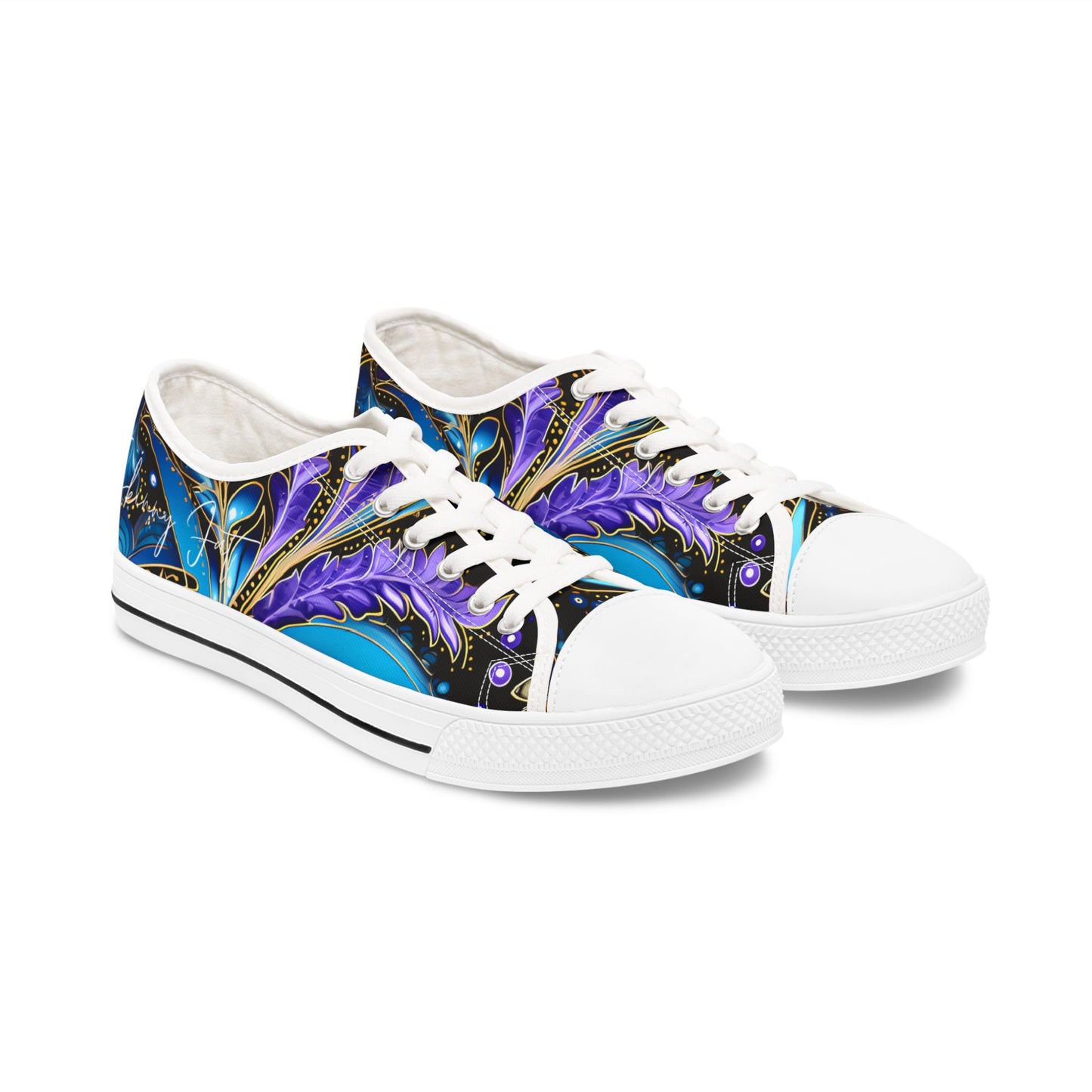 Womens Low Top abstract art print shoe low top abstract art shoes artistic sneaker abstract pattern unique footwear paisley abstract design