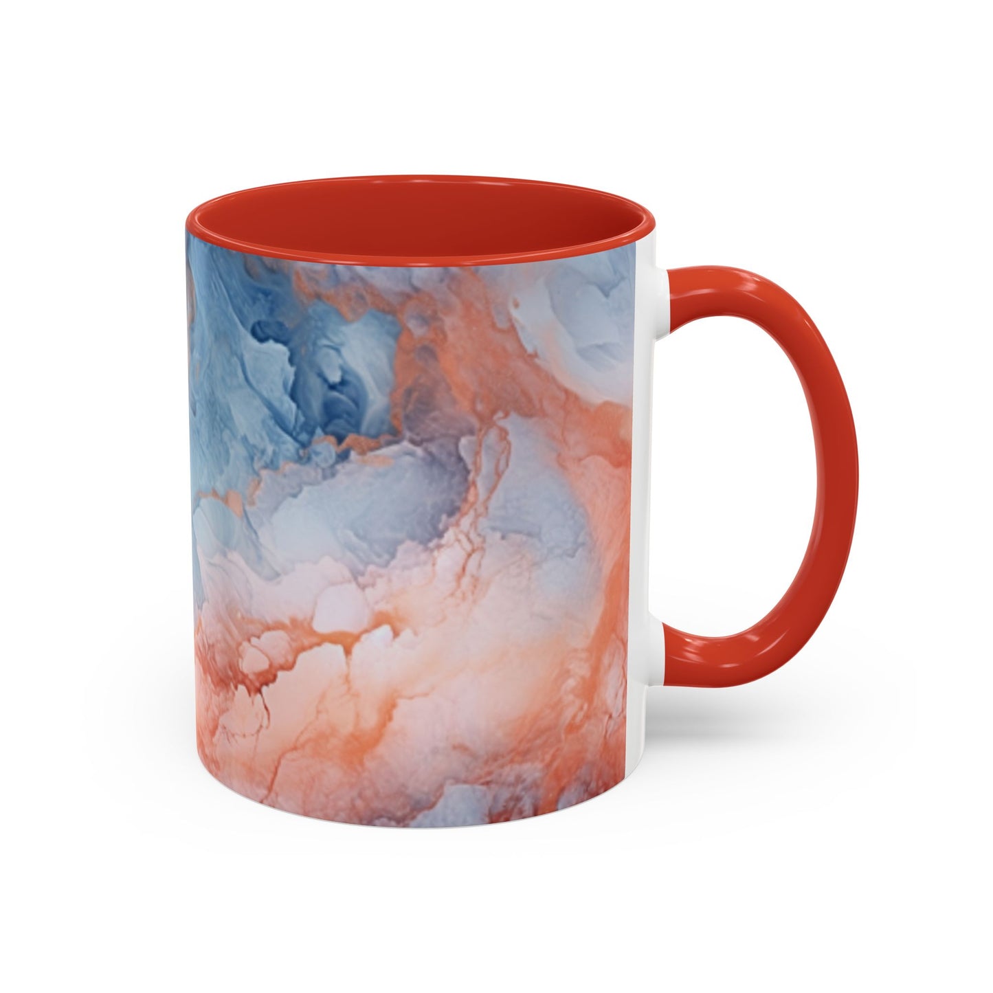 Marble print coffee mug Ai image Hot beverage casual soup cup keeps the pride of Caffine alive with a morning cup of coffee Ai style 11oz