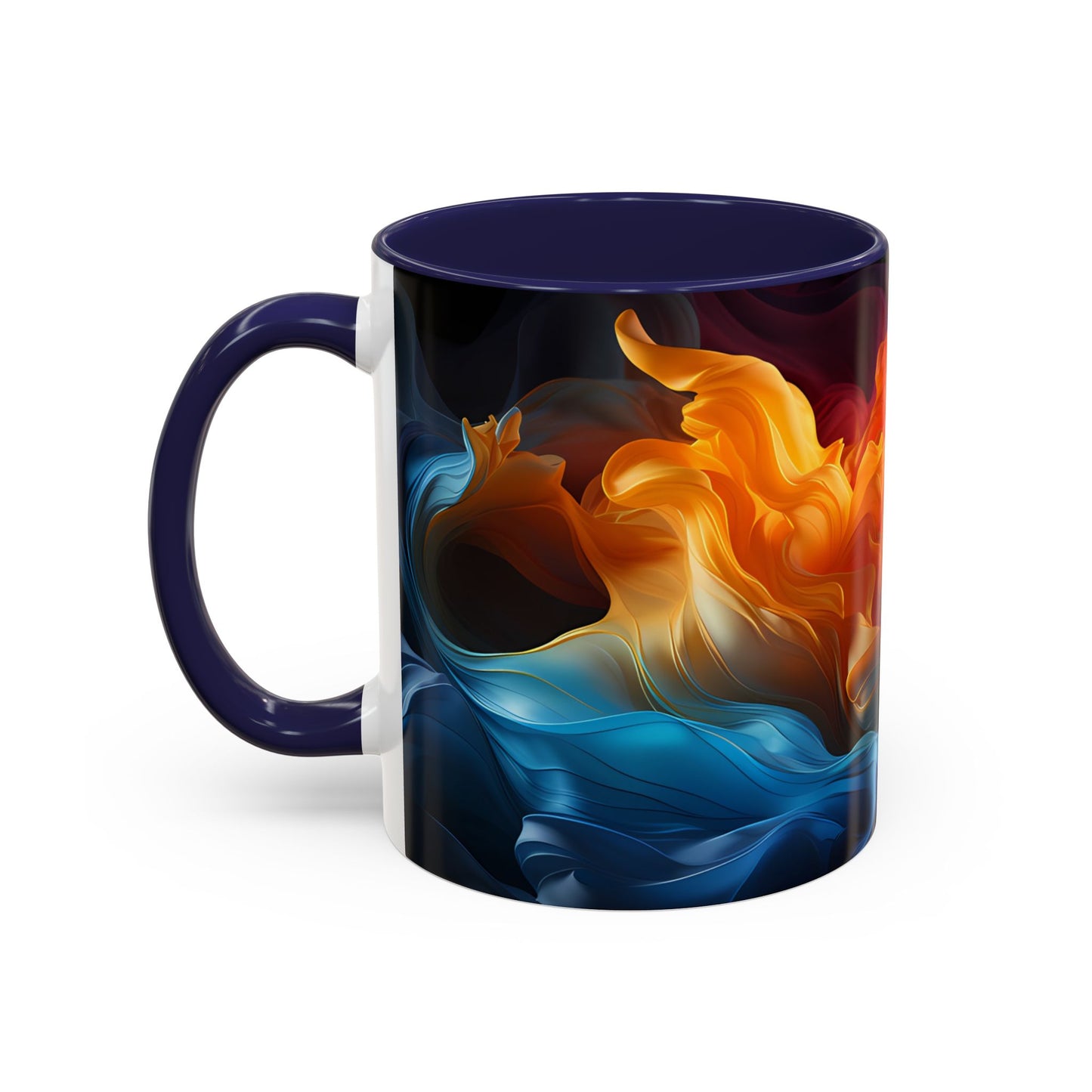 Ceramic coffee mug Ai image printed Hot beverage casual soup cup keeps the pride of Caffine alive with a morning cup of coffee Ai style 11oz