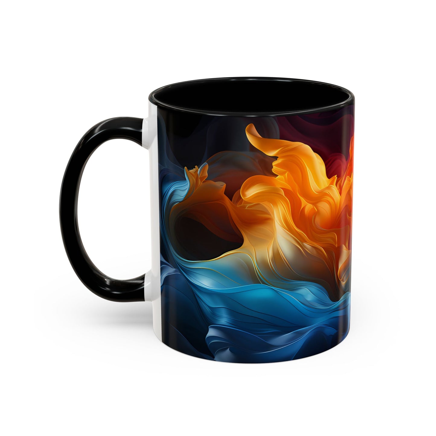 Ceramic coffee mug Ai image printed Hot beverage casual soup cup keeps the pride of Caffine alive with a morning cup of coffee Ai style 11oz