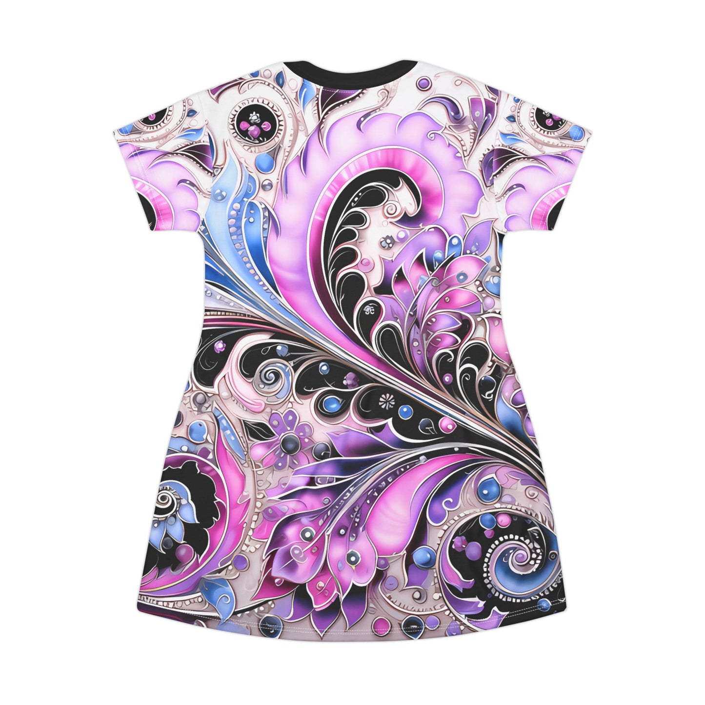 Spring dress T comfortable breathable paisley regal design leisure wear Spring T love of butterflies spring Feminine wear casual womens wear