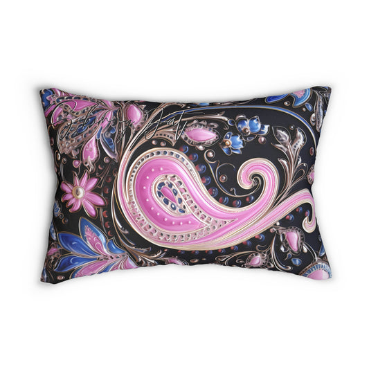 Spun Polyester Square lumbar Pillow with Stunning Graphics Innovative Comfort Artificial Intelligence in Every Thread gift for everyone