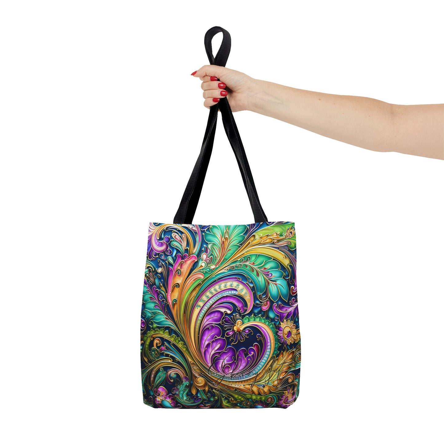 Tote bag for the flower artist lover oil painting inspired Water colour inspired design abstract art tote bag painting tote creative fashion