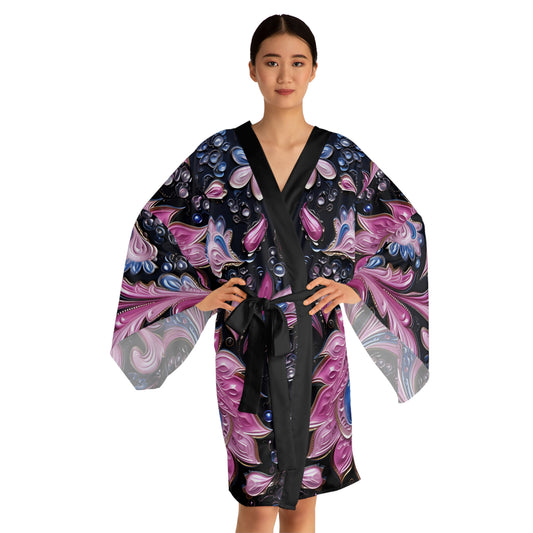 Womens kimono comfortable breathable paisley design leisure wear Spring kimono love of a regal spring Feminine wear casual womens wear