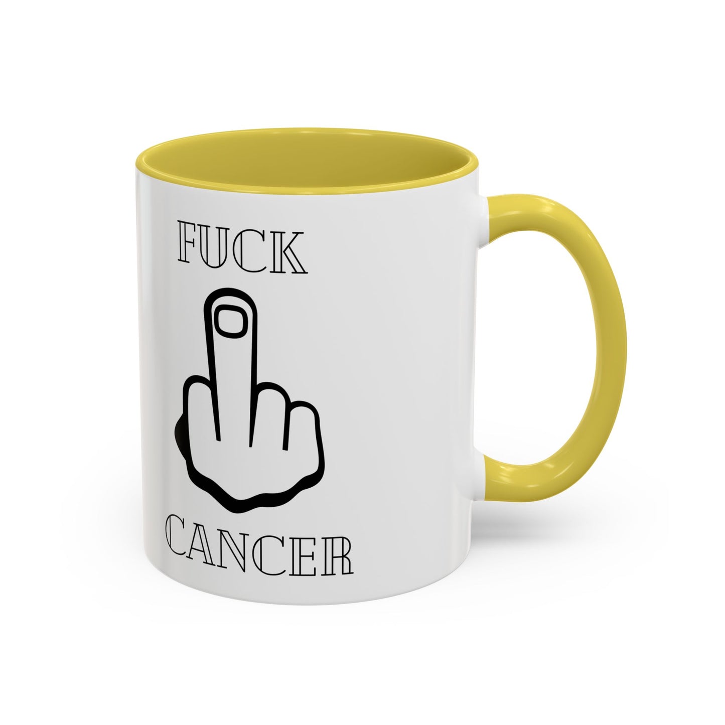 Colorful Mugs, 11oz, cancer cup, down with cancer