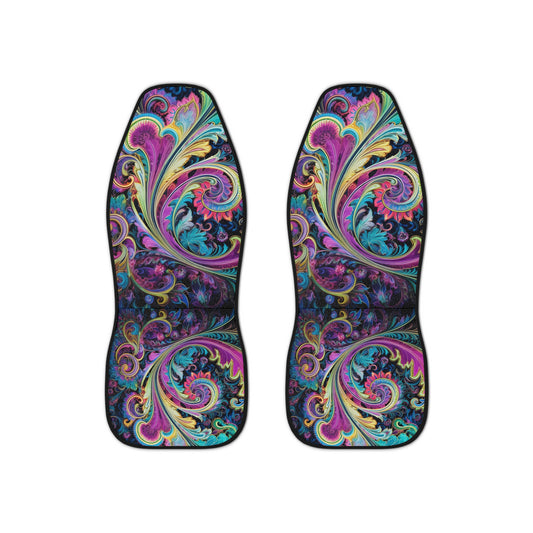 Car Seat Covers with a regal paisley twist Protect your seats with a stylish design made with Ai graphics