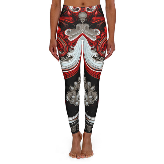 Spandex Leggings with Crazy AI Design Pod Print - Women's Casual