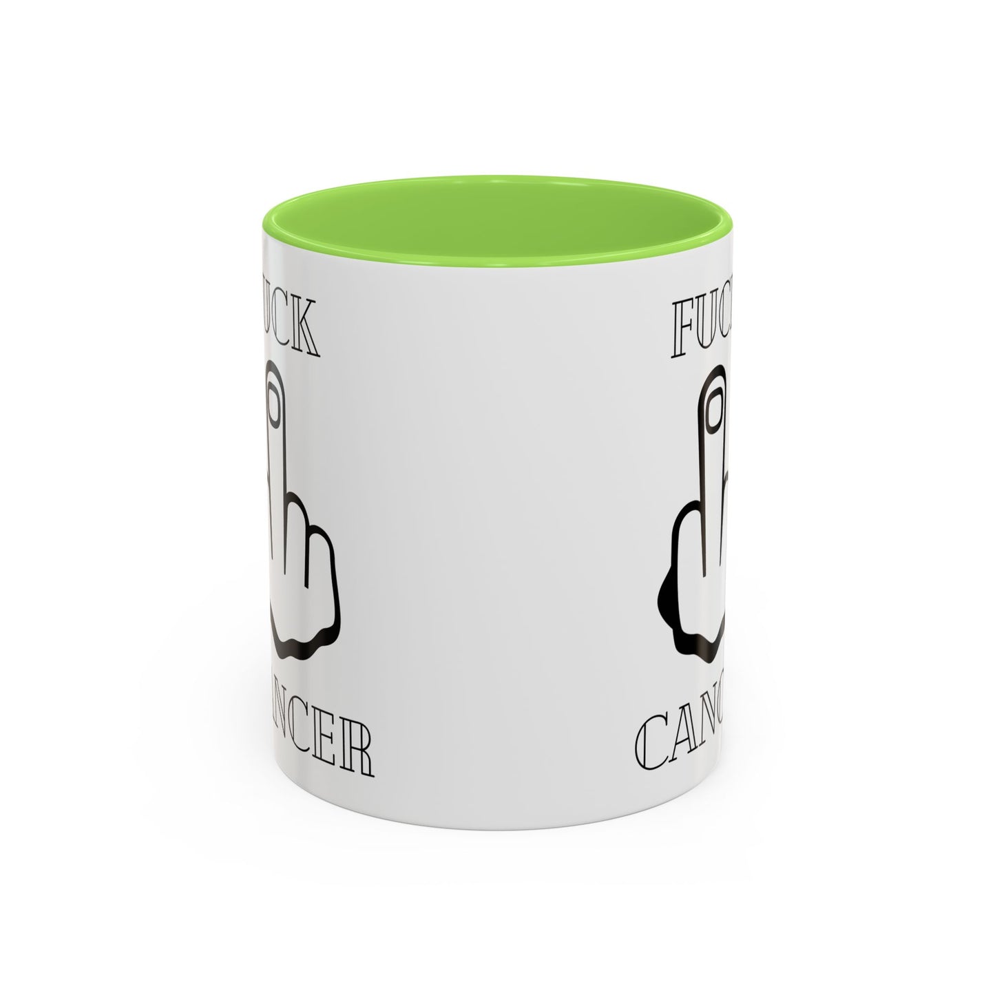 Colorful Mugs, 11oz, cancer cup, down with cancer