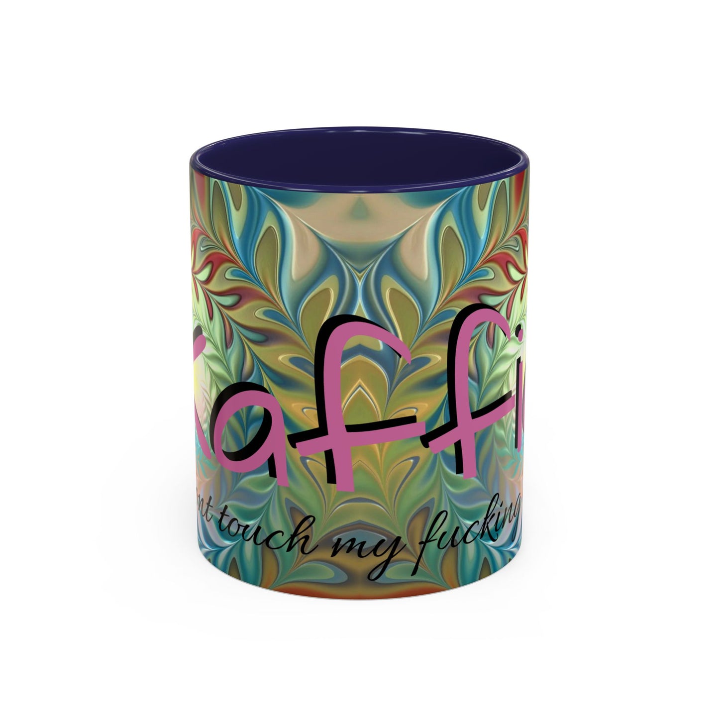 Kaffie cup print ceramic coffee mug Hot beverage casual soup mug keep the street life alive with a morning cup of coffee graffiti style 11oz