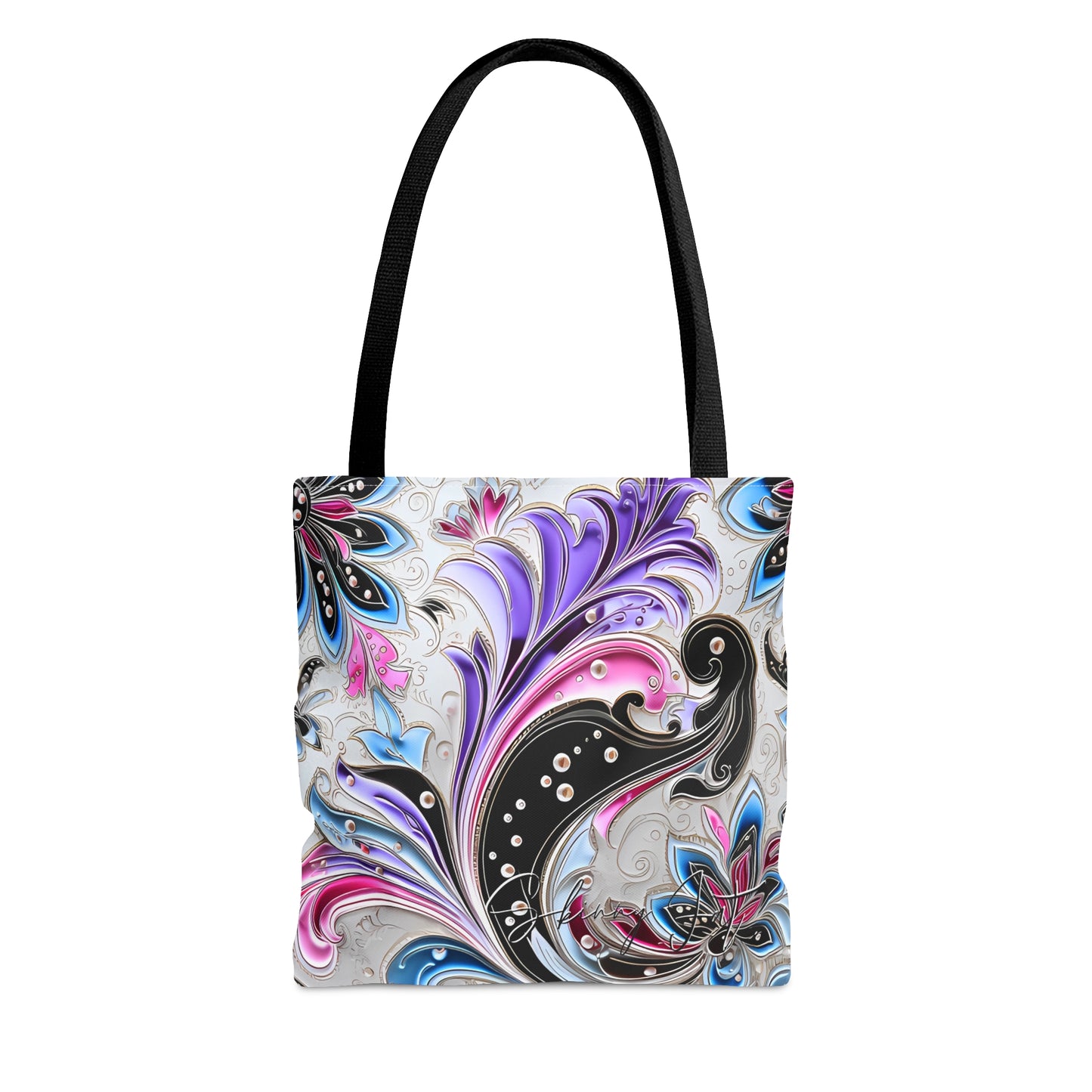 Floral tote bag ai graphic inspired snack pack tote stylish tote bag for travel cool shopping bag casual carrying tote