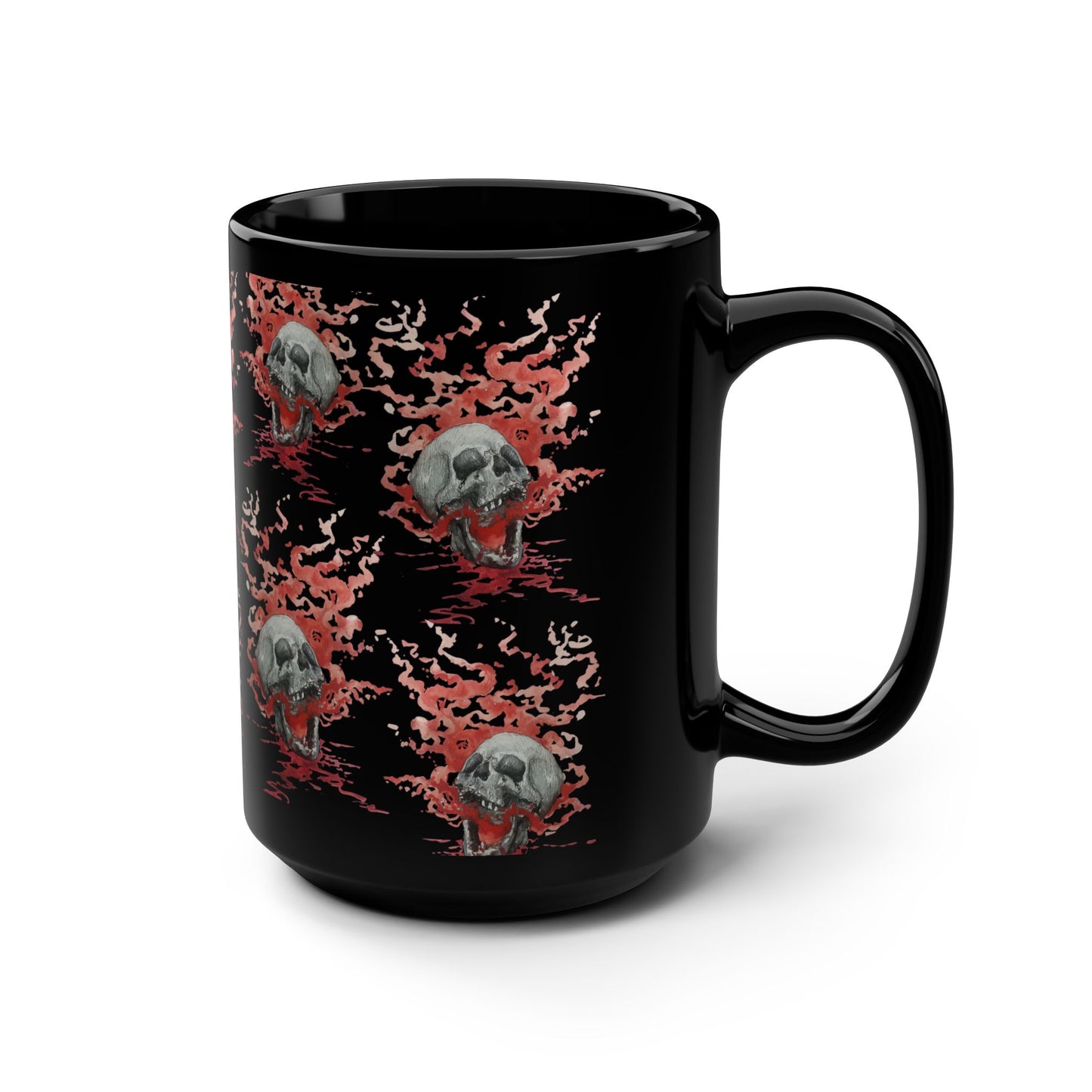 Graffiti print ceramic coffee mug Hot beverage casual soup mug keep the street life alive with a morning cup of coffee graffiti style15oz