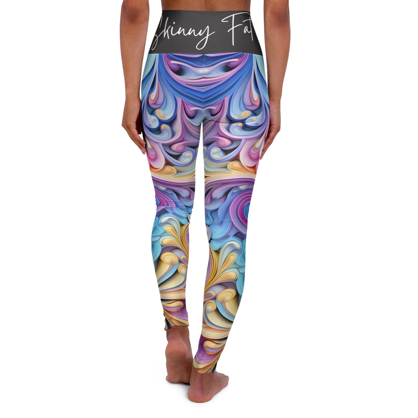 High Waisted Yoga Leggings (AOP)