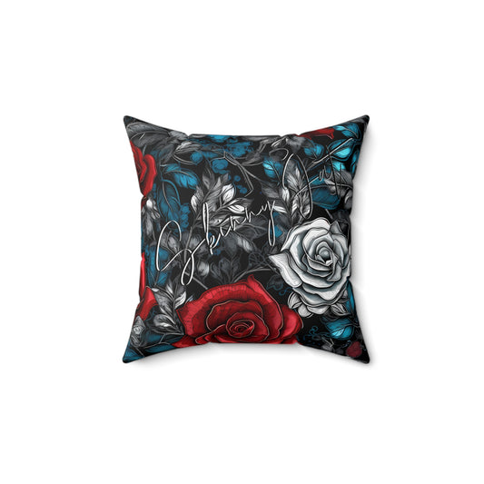 Spun Polyester Square Pillow with Stunning Graphics Innovative Comfort Artificial Intelligence in Every Thread gift for everyone