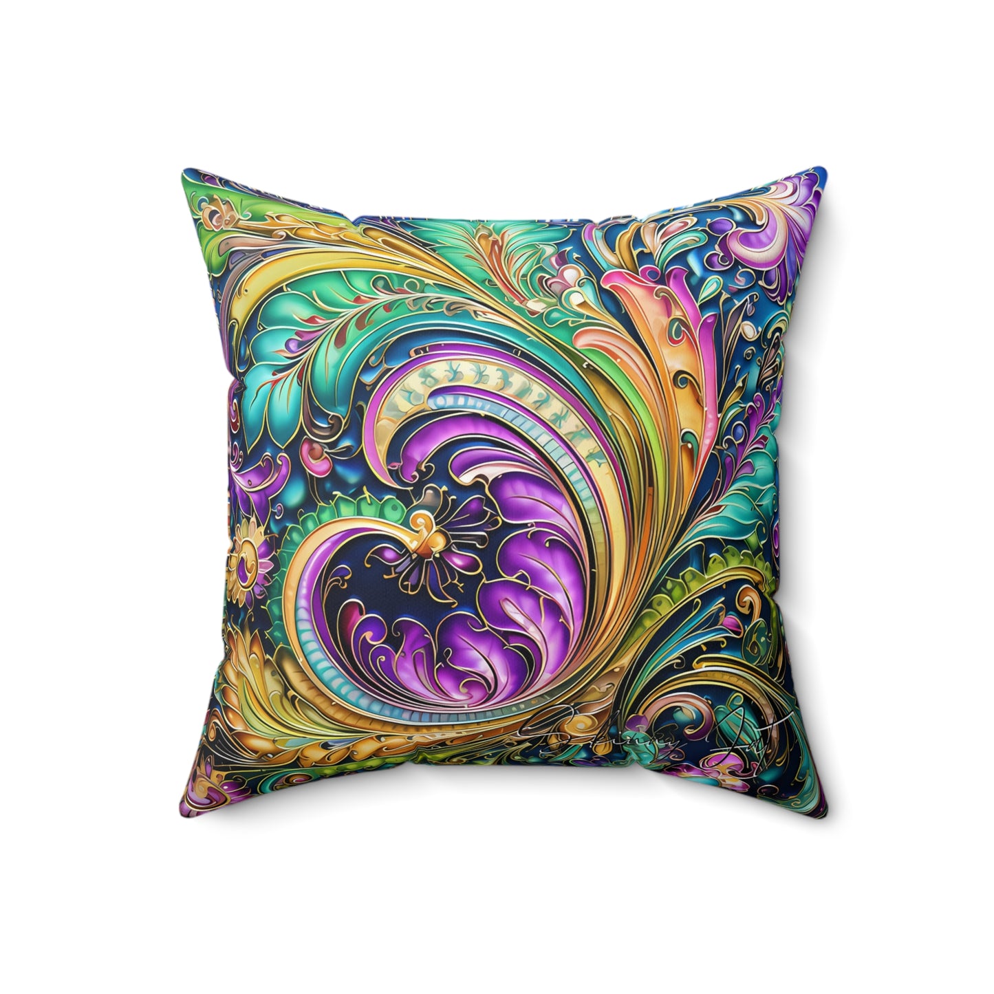 Spun Polyester Square Pillow