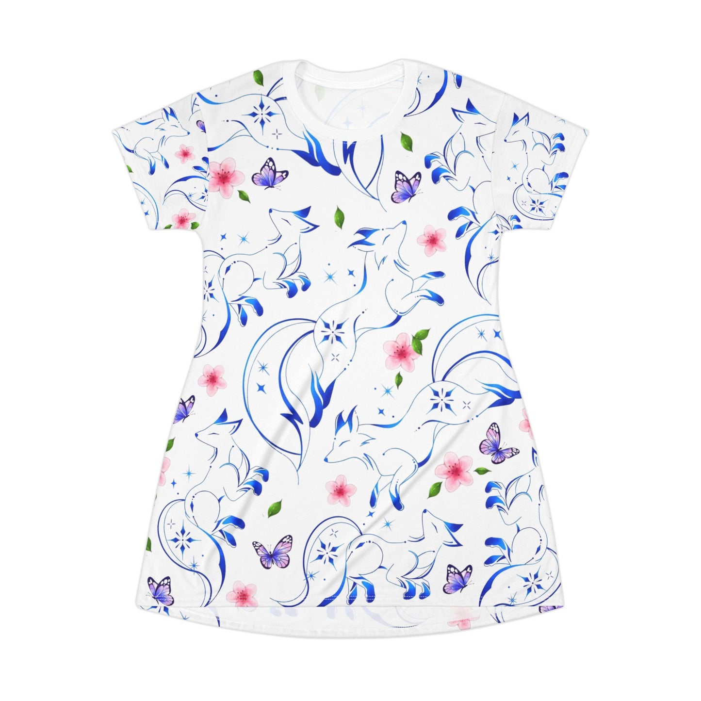 Spring dress T comfortable breathable butterfly design leisure wear Spring T love of butterflies spring Feminine wear casual women's wear