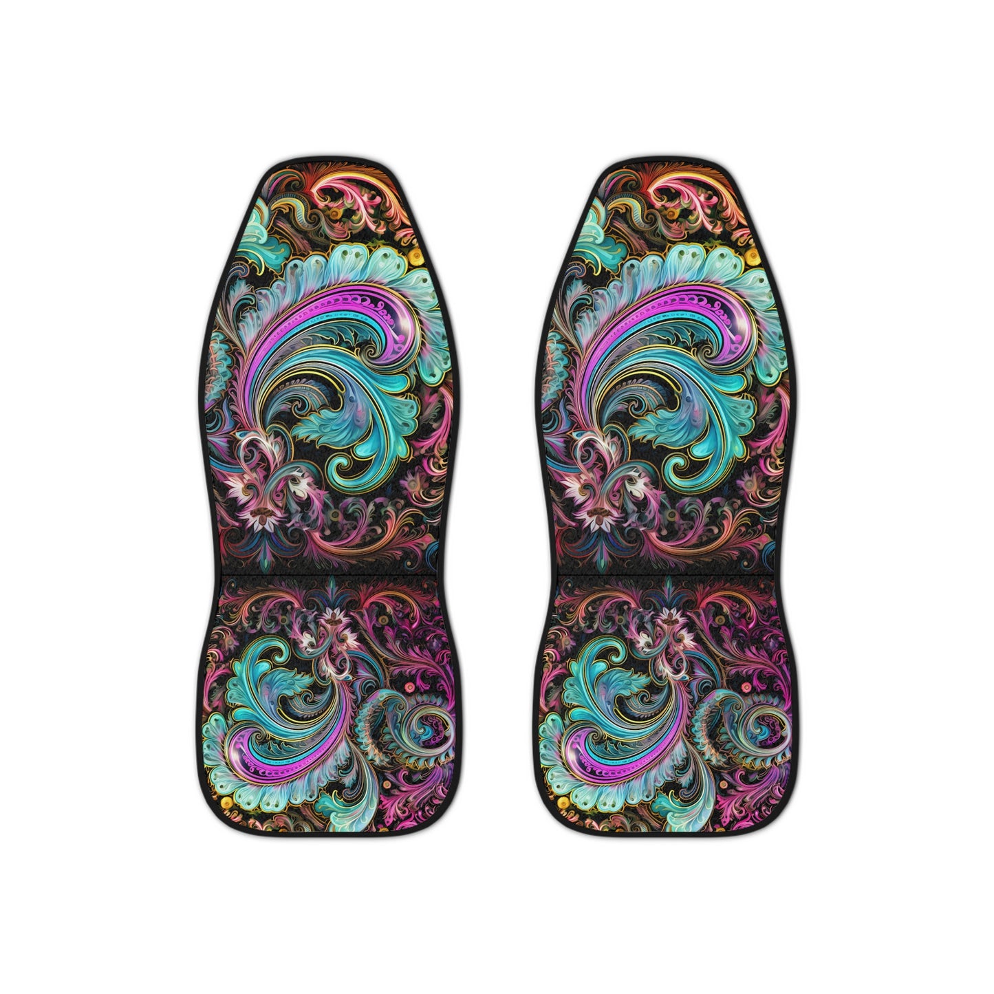 Car Seat Covers with a regal paisley twist Protect your seats with a stylish design made with Ai graphics