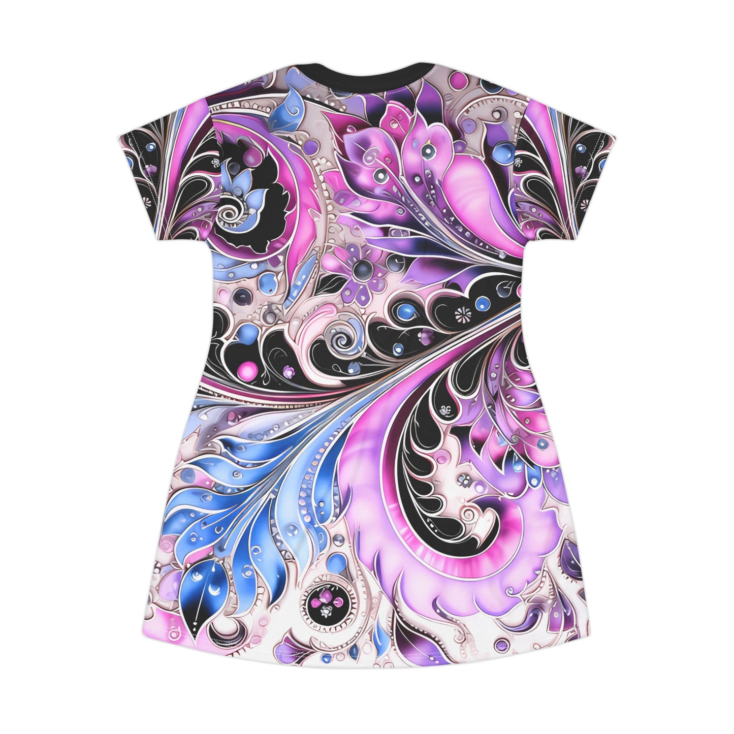 Spring dress T comfortable breathable paisley regal design leisure wear Spring T love of butterflies spring Feminine wear casual womens wear