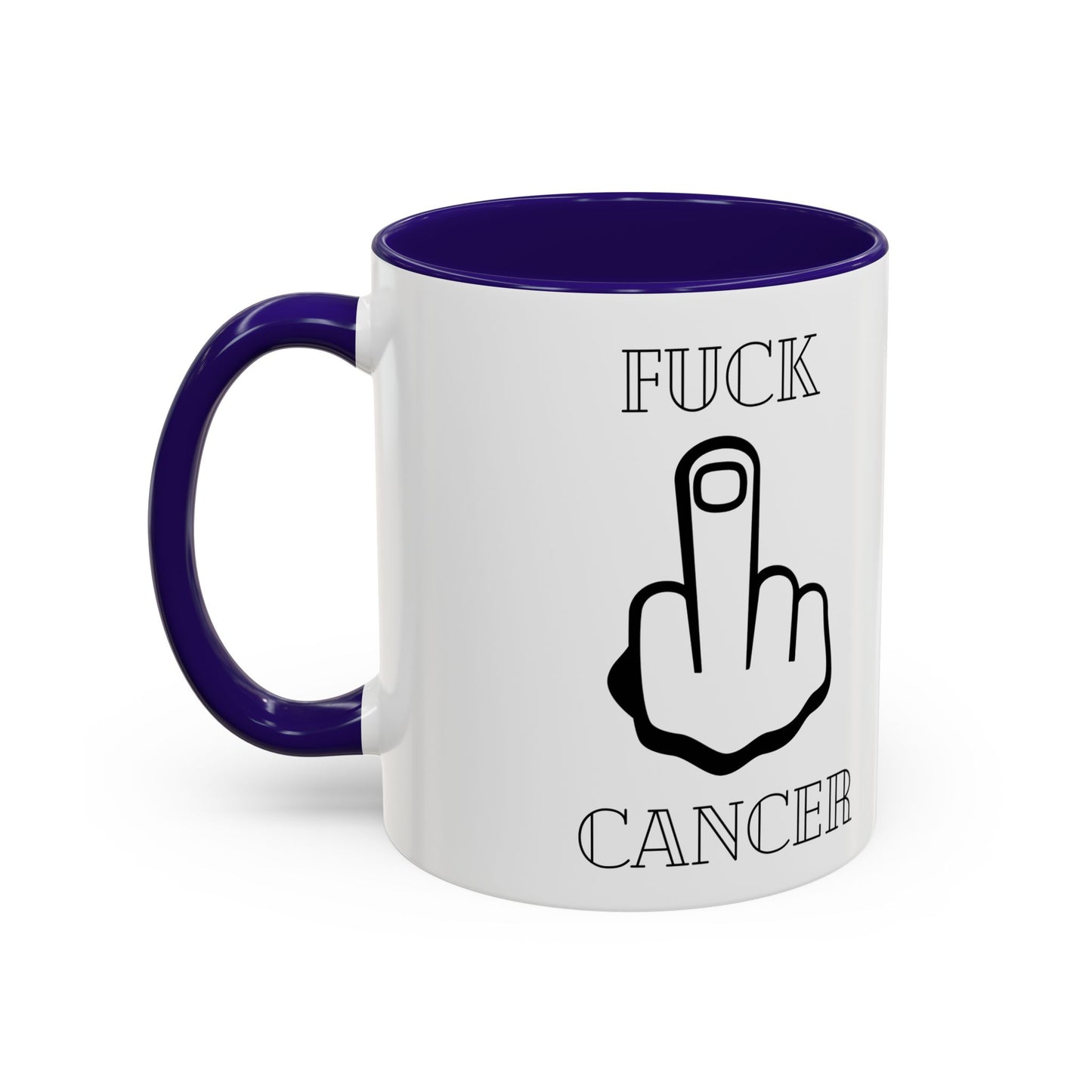 Colorful Mugs, 11oz, cancer cup, down with cancer