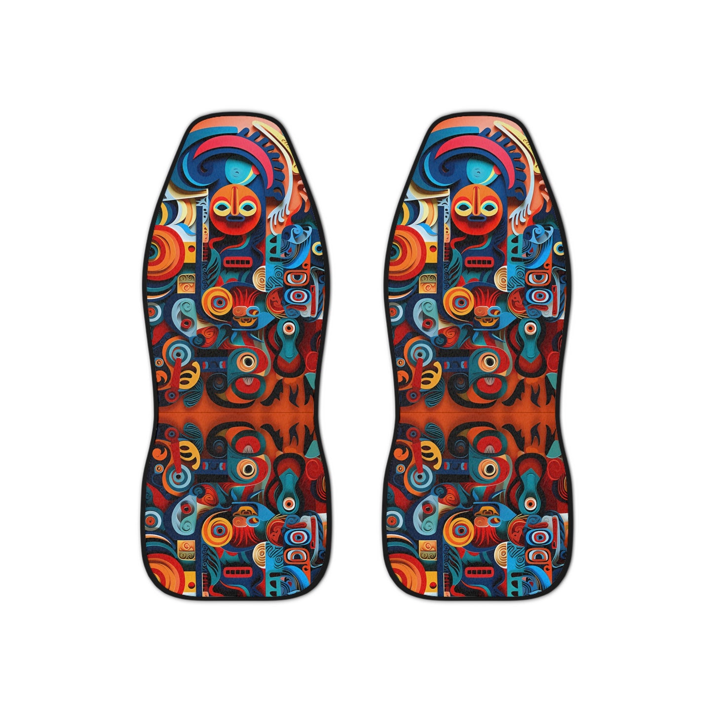 Car Seat Covers with a traditional aztec twist Protect your seats with a stylish design made with Ai graphics