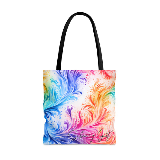 Art teacher tote bag oil painting tote Water colour inspired design abstract art tote bag painting tote creative fashion bag