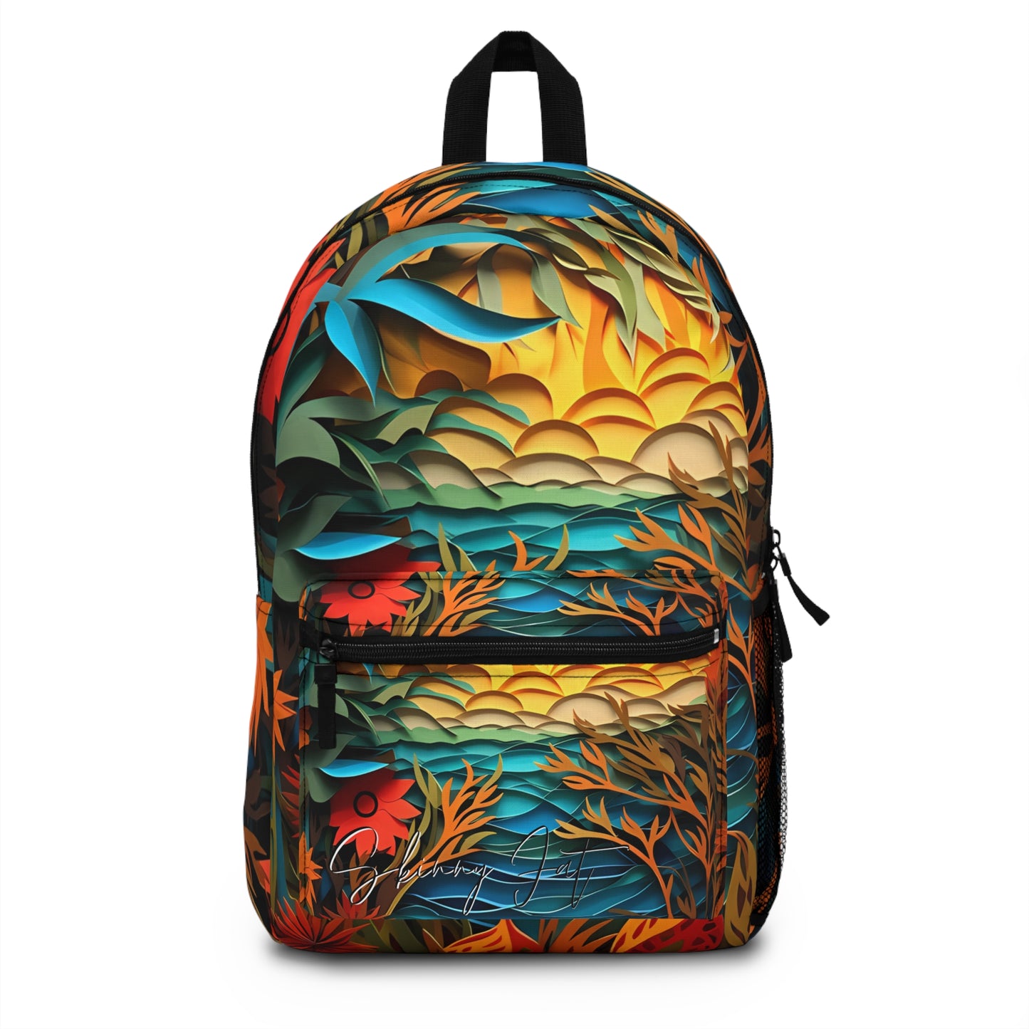 Shoulder bag Backpack for trippy art lovers Ai graphic inspired imagery Ai graphics back pack Back to school vibe Unisex make up Backpack