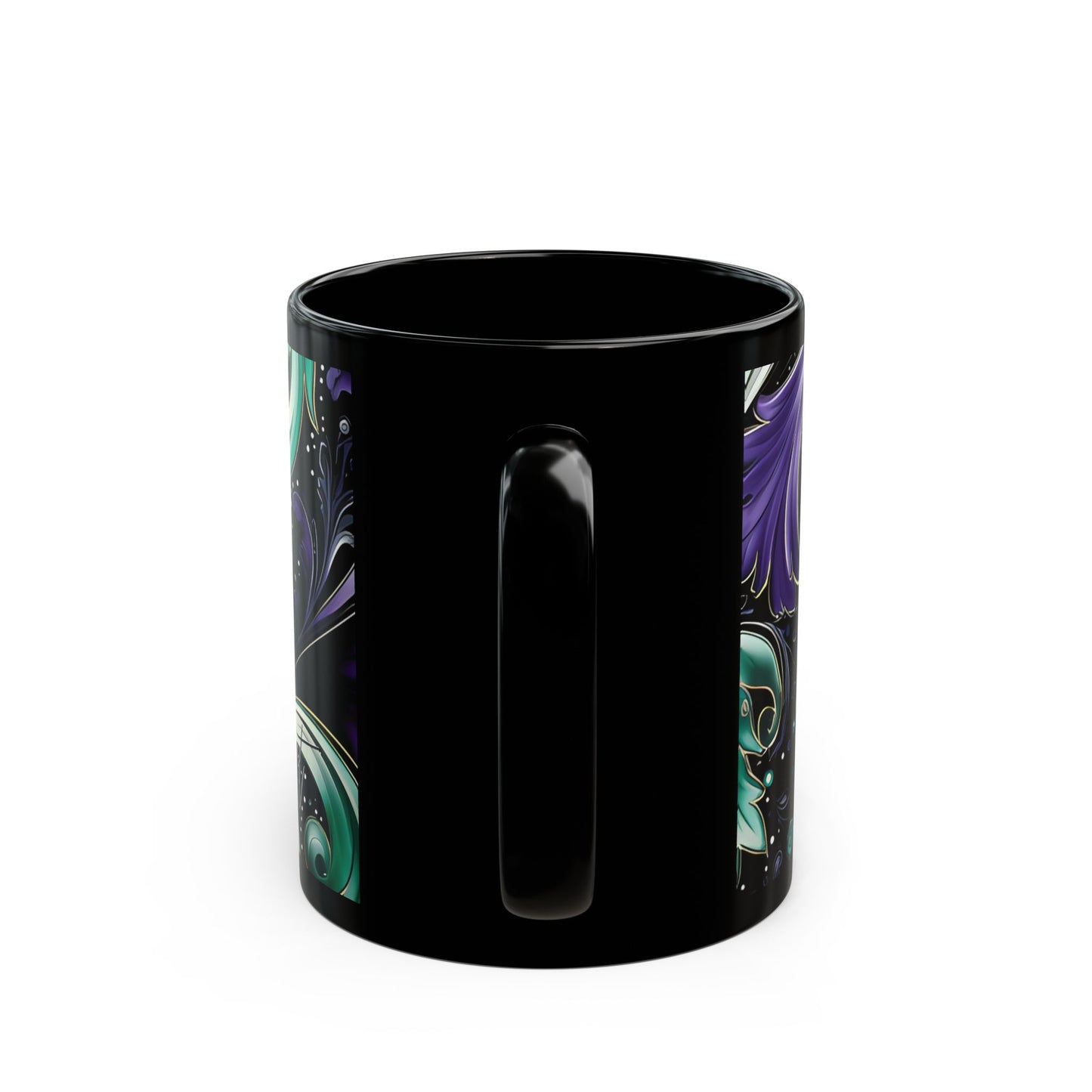 Ceramic coffee mug Ai image printed Hot beverage casual soup cup keeps the pride of Caffine alive with a morning cup of coffee Ai style 11oz