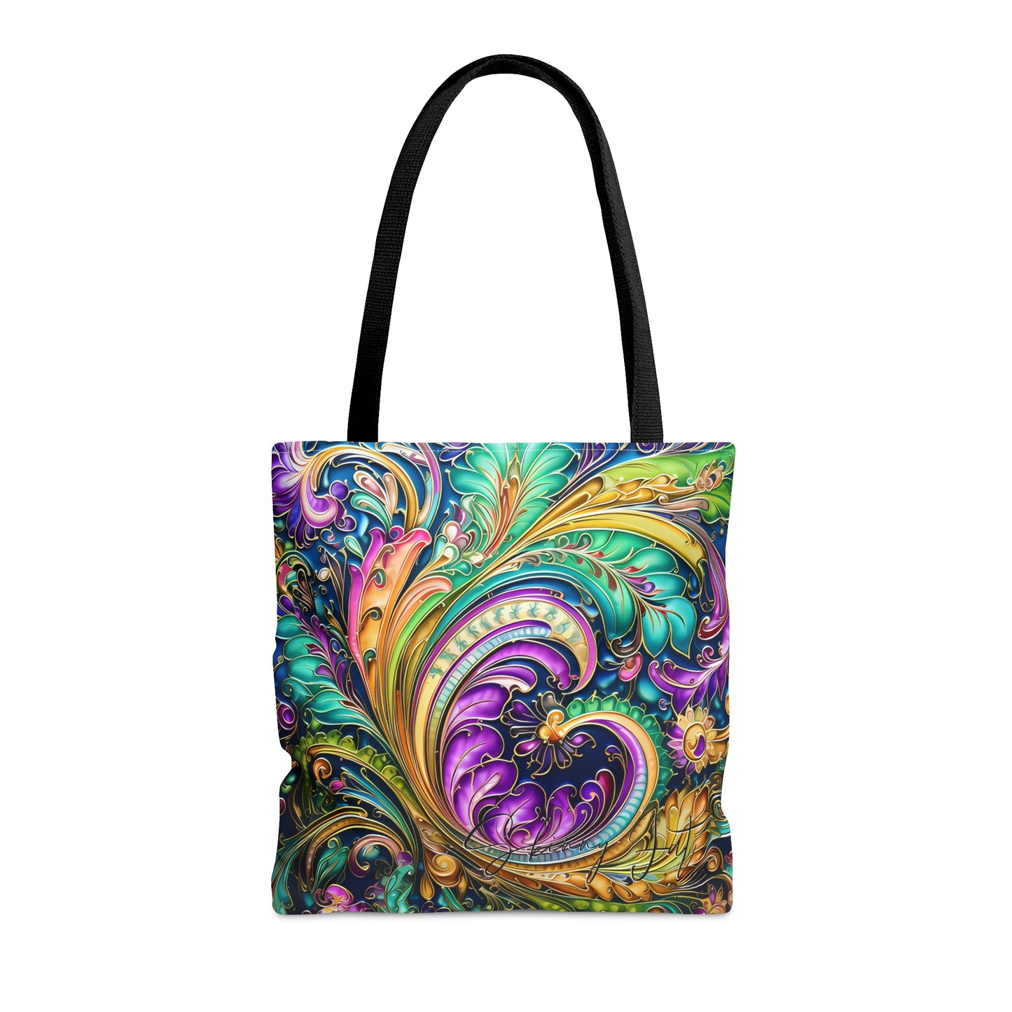 Tote bag for the flower artist lover oil painting inspired Water colour inspired design abstract art tote bag painting tote creative fashion